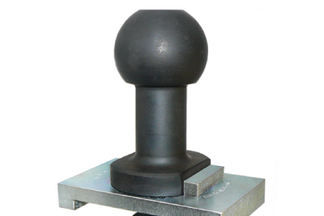 High-rise 50mm Towball and Baseplate Kit - 1" shank 3500kg