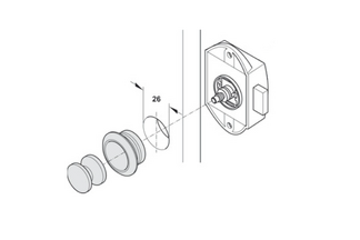 Push button locking mechanism Full Kit