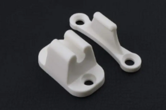 Locker Door Retainer & Spacer - White