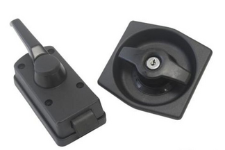 Happich Caravan Door Lock Black