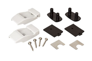 Fiamma Wall Bracket for Legs - White Plastic